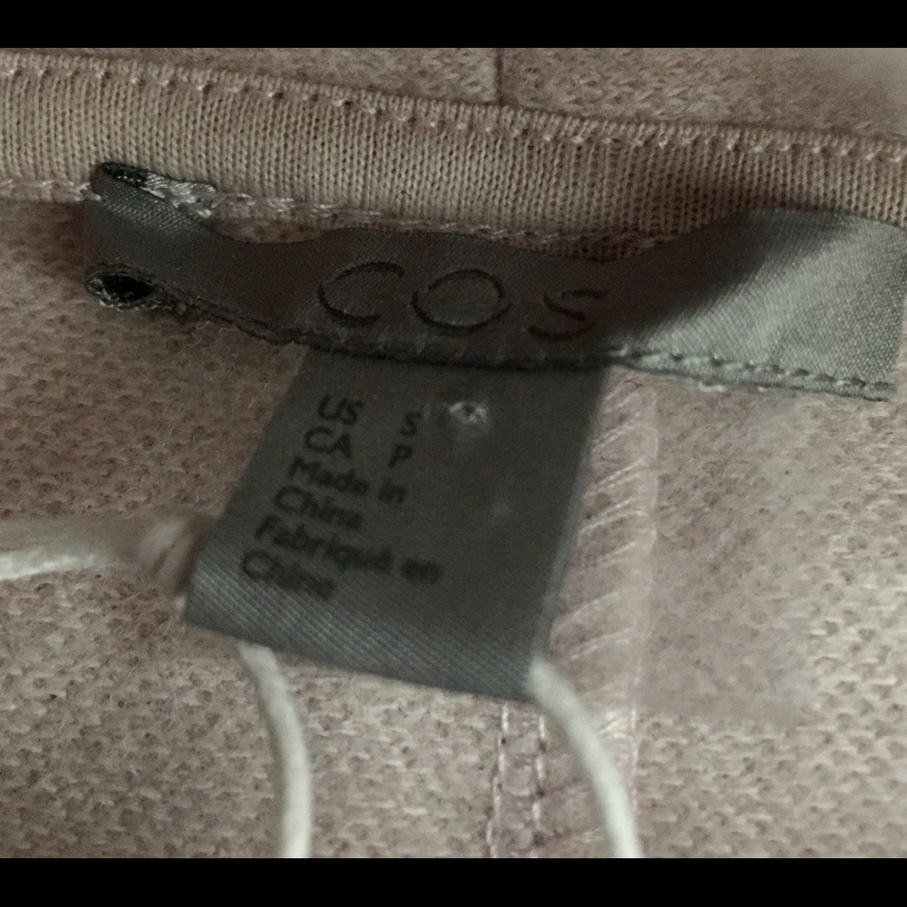 COS Sweater Wool Cotton Blend Pullover Woman Size Small Blush Pink - Picture 9 of 11